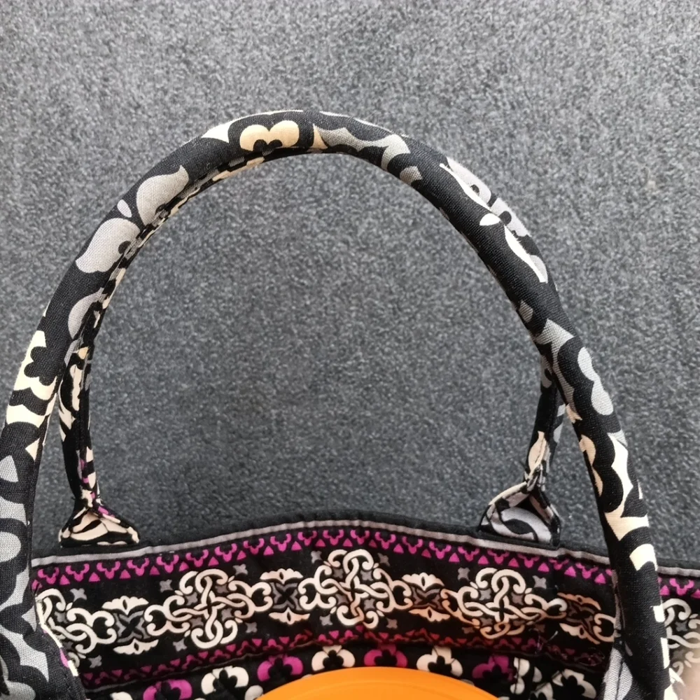 Vera Bradley “Canterberry Magenta” Small Open Top Tote Bag - Retired - EUC - Picture 3 of 7